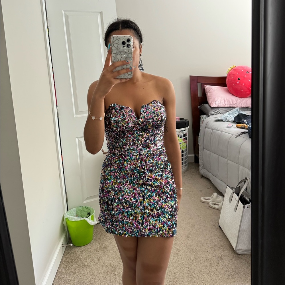Kohl’s SO Sequined Notch Skirt Set